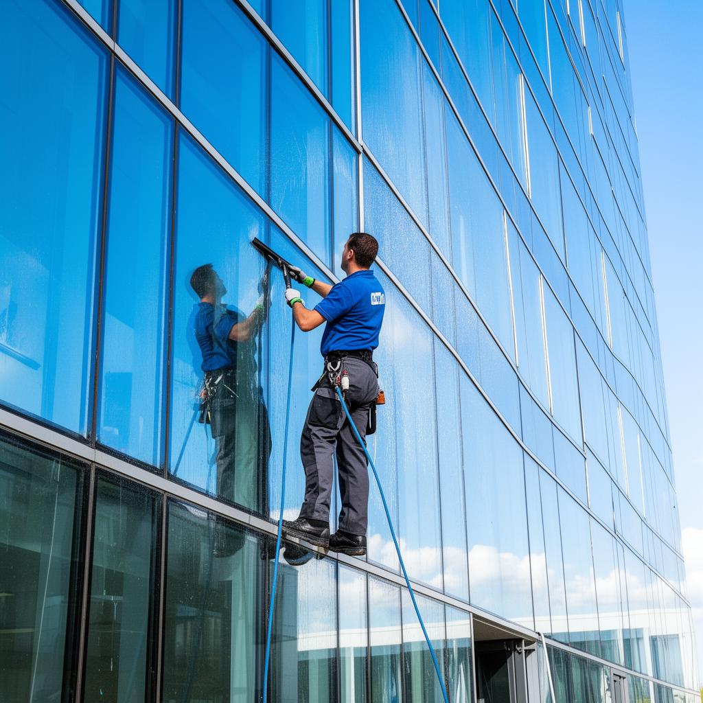 Streifenfreie Glas- und Gebäudereinigung